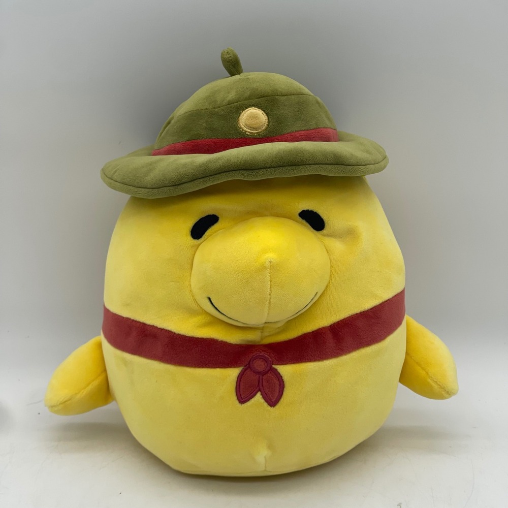 Squishmallows SQPN00053 Unisex 8" Yellow Woodstock Peanuts Beagle Scout Plush